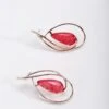 Pink Marble Earrings -Fashion Clothing Accessories Store carraig donn 24ss earring 500612