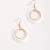 Silver And Gold Circle Earrings -Fashion Clothing Accessories Store carraig donn 24ss earrings 711520