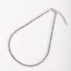 Silver Rope Chain Necklace -Fashion Clothing Accessories Store carraig donn 24ss necklace 360504