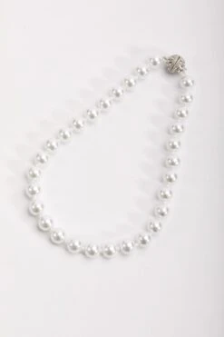 Silver Pearl Necklace