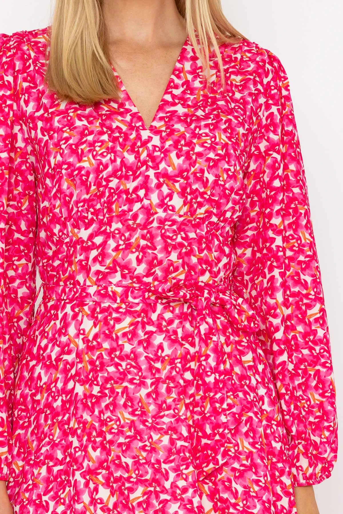 Sinead Midi Dress In Pink 5 Sinead Midi Dress In Pink - Image 3