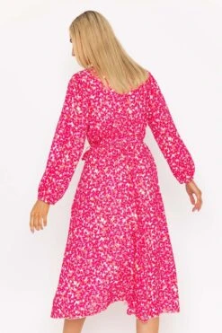 Sinead Midi Dress In Pink 9 Sinead Midi Dress In Pink -Fashion Clothing Accessories Store carraig donn 24ss sinead dress 485251
