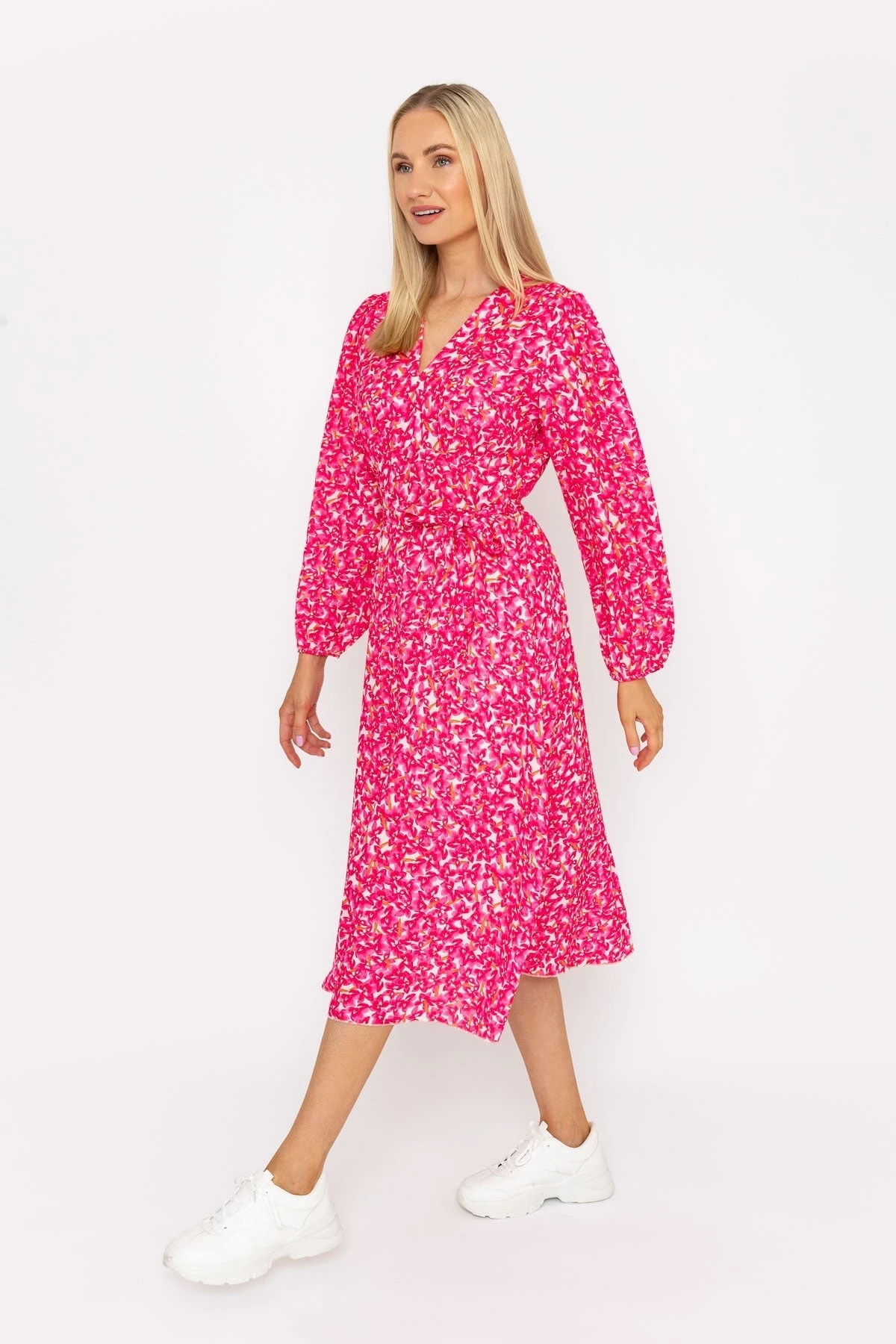 Sinead Midi Dress In Pink 4 Sinead Midi Dress In Pink - Image 2