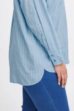 Blue Cotton Long Sleeve Shirt 14 Blue Cotton Long Sleeve Shirt -Fashion Clothing Accessories Store carraig donn 24ss swpin sh 1 118964