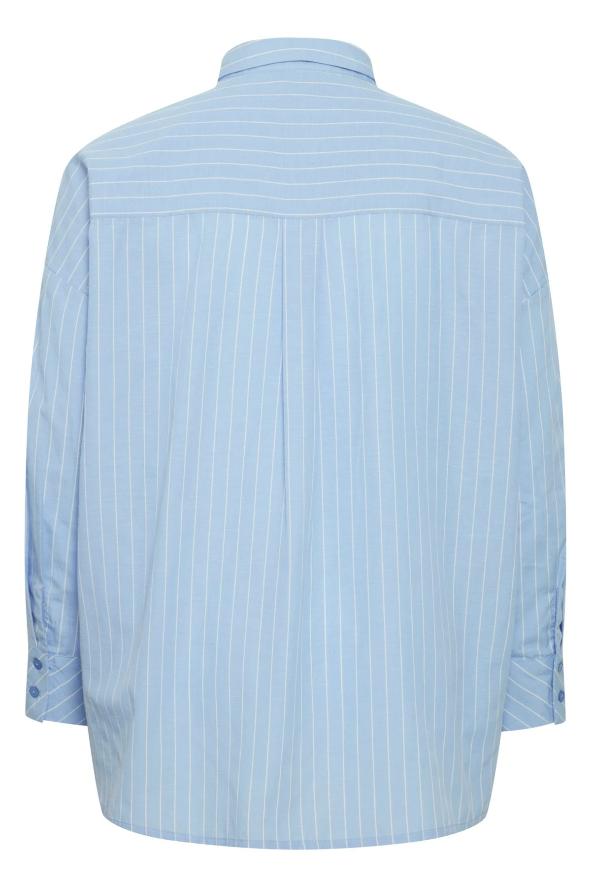 Blue Cotton Long Sleeve Shirt 9 Blue Cotton Long Sleeve Shirt - Image 7