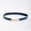 Adjustable Gold Clasp Belt In Navy -Fashion Clothing Accessories Store carraig donn adjustable metal clasp belt in navy 868691
