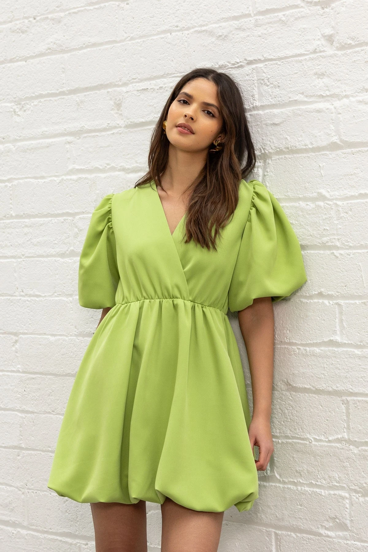 Aimee Green Mini Dress 3 Aimee Green Mini Dress