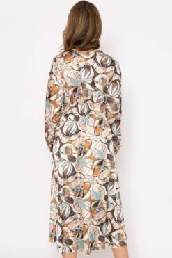 Alina Cream Print Midi Dress -Fashion Clothing Accessories Store carraig donn alina cream print midi dress 609249