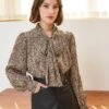 Animal Print Blouse -Fashion Clothing Accessories Store carraig donn animal print blouse 374051