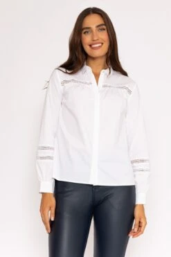 Anna Shirt In White 9 Anna Shirt In White -Fashion Clothing Accessories Store carraig donn anna shirt in white 921493