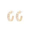 Art Deco Hoop Earrings In Gold -Fashion Clothing Accessories Store carraig donn art deco hoop earrings in gold 575104