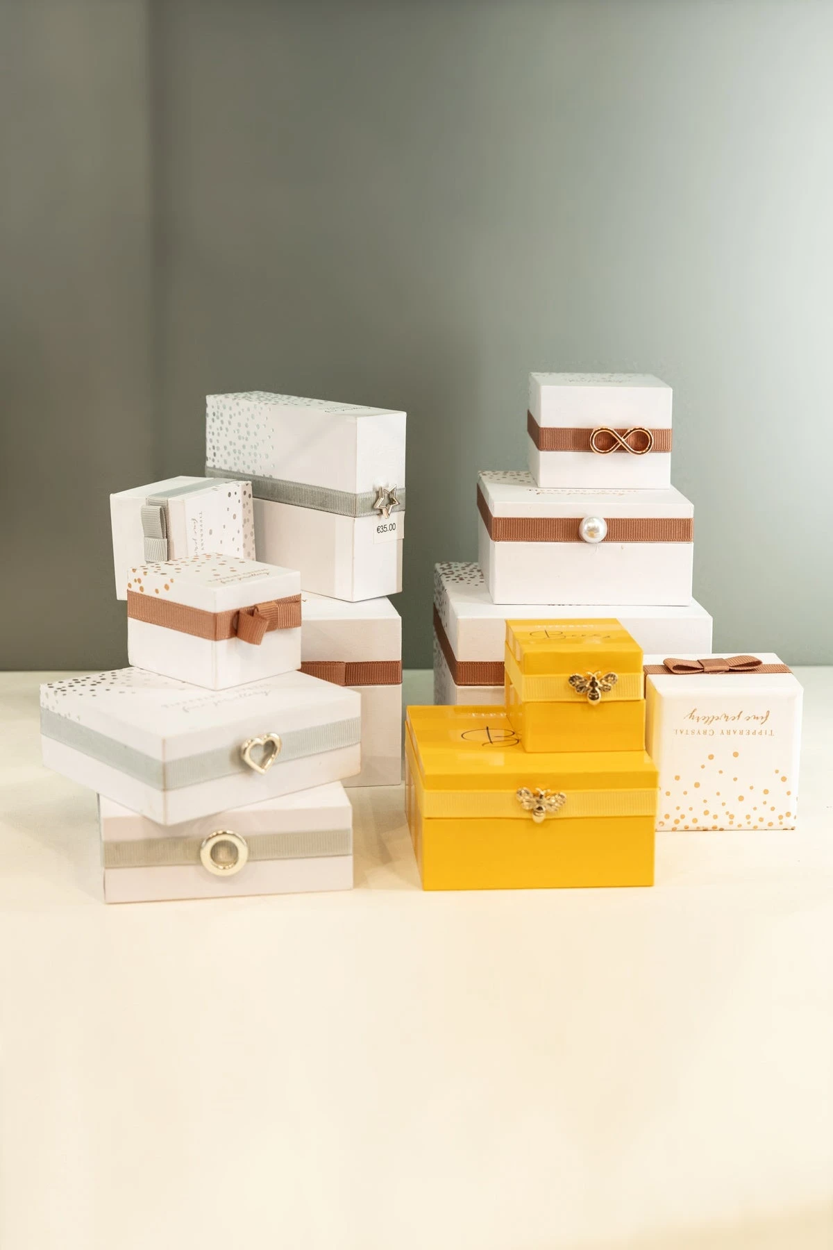 Art Deco Hoop Earrings In Gold 4 Art Deco Hoop Earrings In Gold - Image 2