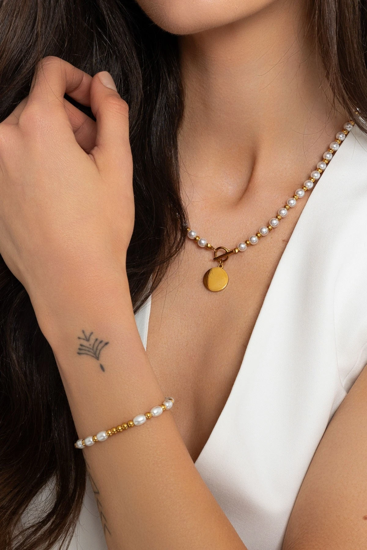 Beaded Pearl Bracelet 3 Beaded Pearl Bracelet