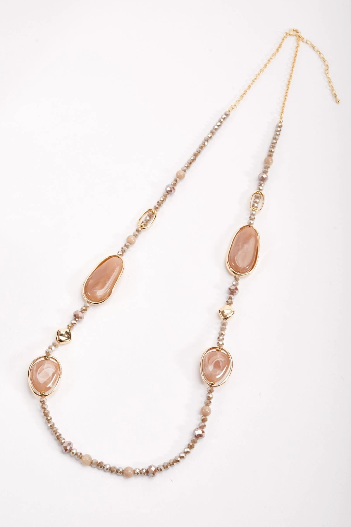 Beaded Stone Necklace 3 Beaded Stone Necklace