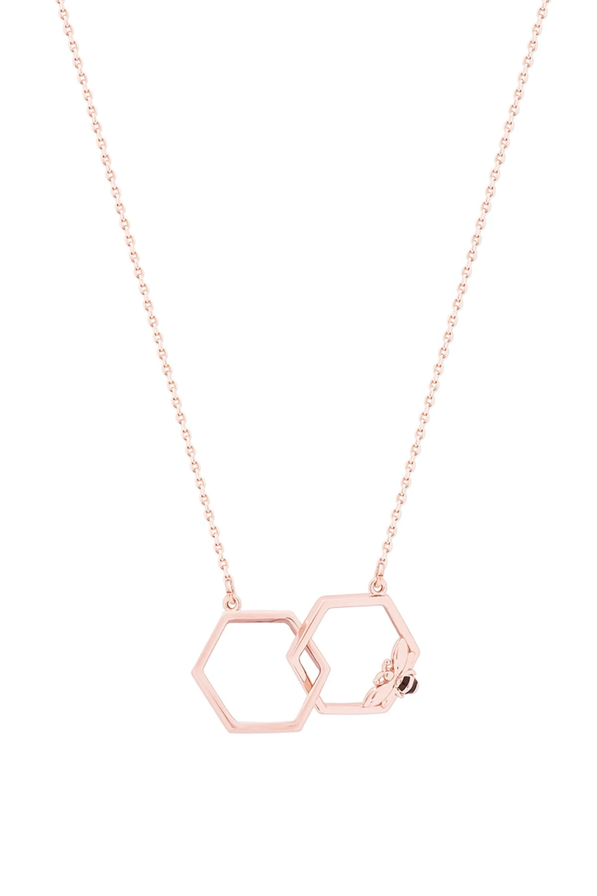 Bee Hexagonal Infinity Pendant 5 Bee Hexagonal Infinity Pendant - Image 3