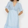 Betty Midi Dress In Light Blue Print -Fashion Clothing Accessories Store carraig donn betty midi dress in light blue print 860915