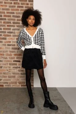 Black Cord Cargo Skirt -Fashion Clothing Accessories Store carraig donn black cord cargo skirt 264859