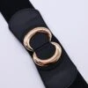 Black Elastic Belt With Gold Clasp -Fashion Clothing Accessories Store carraig donn black elastic belt with gold clasp 925975