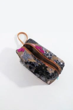 Black Embellished Bag -Fashion Clothing Accessories Store carraig donn black embellished make up bag 174497