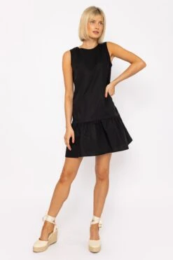 Black Poplin Mini Dress -Fashion Clothing Accessories Store carraig donn black poplin mini dress 280240