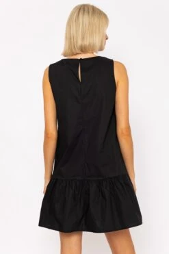 Black Poplin Mini Dress -Fashion Clothing Accessories Store carraig donn black poplin mini dress 644779