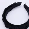 Black Velvet Plaited Hairband 2 Black Velvet Plaited Hairband -Fashion Clothing Accessories Store carraig donn black velvet plaited hairband 984643