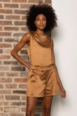 Blair Shorts In Bronze