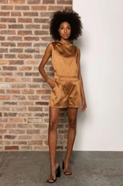 Blair Shorts In Bronze -Fashion Clothing Accessories Store carraig donn blair shorts in bronze 911848