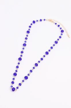 Blue Beaded Necklace