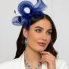 Blue Hairband Fascinator With Feathers -Fashion Clothing Accessories Store carraig donn blue hairband fascinator with feathers 578001