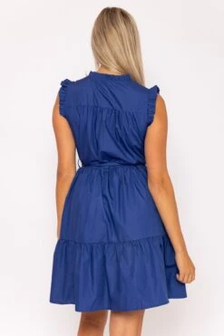 Blue Poplin Mini Dress 11 Blue Poplin Mini Dress -Fashion Clothing Accessories Store carraig donn blue poplin mini dress 568767