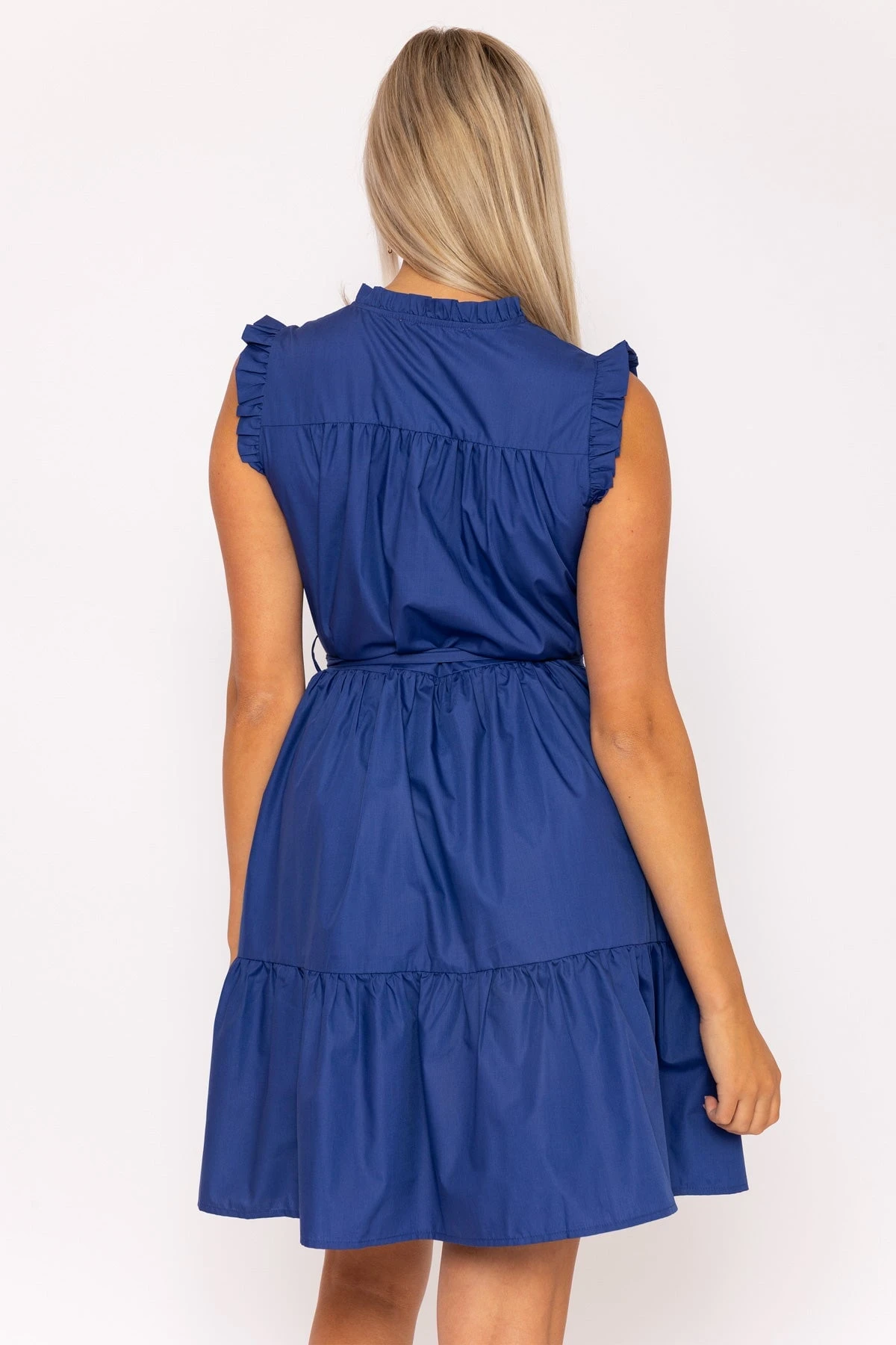 Blue Poplin Mini Dress 7 Blue Poplin Mini Dress - Image 5