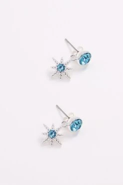 Blue Star Earrings