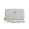 Bordeaux Quilted Purse In Grey