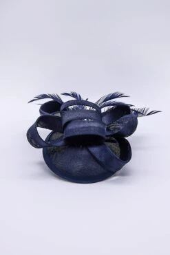 Bow Detail Fascinator In Navy -Fashion Clothing Accessories Store carraig donn bow detail fascinator in navy 785731