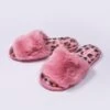 Boxed Pink Animal Faux Fur Slipper -Fashion Clothing Accessories Store carraig donn boxed pink animal faux fur slipper 184884