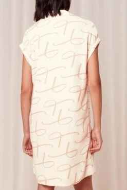 Triumph Boyfriend Fit Nightdress In Beige Print -Fashion Clothing Accessories Store carraig donn boyfriend fit nightdress in beige print 200362