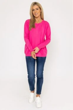 Button Detail Knit In Pink 8 Button Detail Knit In Pink -Fashion Clothing Accessories Store carraig donn button detail knit in pink 377791