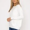 Button Detail Knit In White -Fashion Clothing Accessories Store carraig donn button detail knit in white 398486