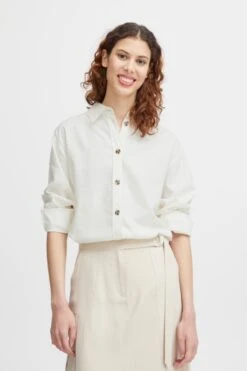 B.young Byfalakka White Shirt -Fashion Clothing Accessories Store carraig donn byfalakka white shirt 895149