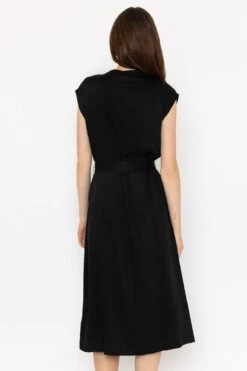 B.young Byilini Black Midi Dress -Fashion Clothing Accessories Store carraig donn byilini black midi dress 797213