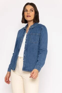 Celia Denim Shirt 8 Celia Denim Shirt -Fashion Clothing Accessories Store carraig donn celia denim shirt 498077