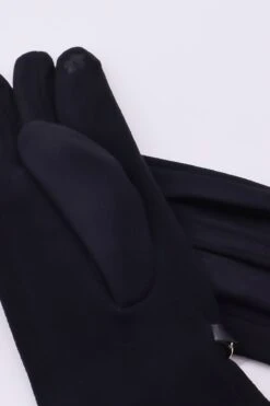 Chain Detail Glove In Black -Fashion Clothing Accessories Store carraig donn chain detail glove in black 215333