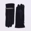 Chain Detail Glove In Black -Fashion Clothing Accessories Store carraig donn chain detail glove in black 626706