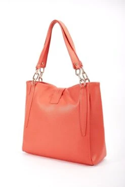 Chain Detail Tote In Orange 7 Chain Detail Tote In Orange -Fashion Clothing Accessories Store carraig donn chain detail tote in orange 483759