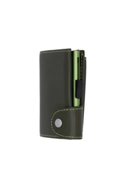 Classic Leather Coin Holder In Green -Fashion Clothing Accessories Store carraig donn classic leather coin holder in green 311163