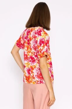 Collar Shirt In Floral Print -Fashion Clothing Accessories Store carraig donn collar shirt in floral print 919403