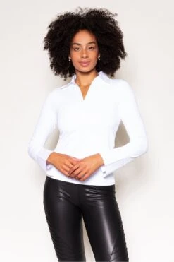 Collar Shirt In White