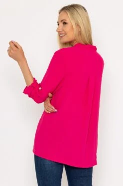 Collarless Shirt In Pink 9 Collarless Shirt In Pink -Fashion Clothing Accessories Store carraig donn collarless shirt in pink 615431
