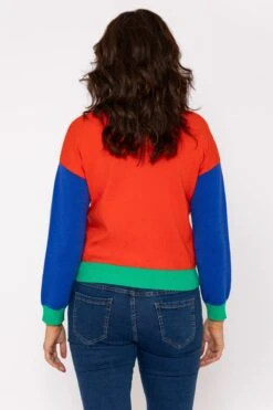 Colour Block Cardigan In Multi -Fashion Clothing Accessories Store carraig donn colour block cardigan in multi 734727